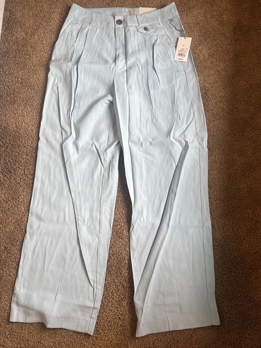 Target Women’s Light Blue Pleated Dress Pants